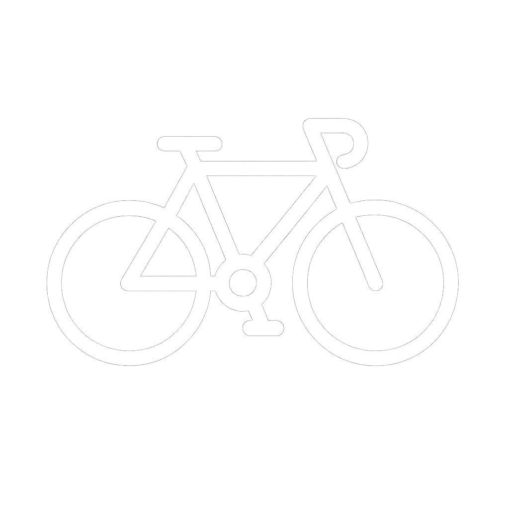 Ein illustriertes Fahrrad ohne Hintergrund.